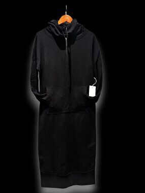 Lime & Vine Black Hoodie Dress NWT